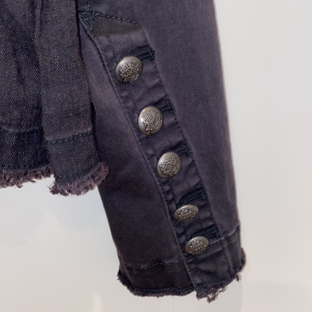 Free People Military Ruffle Hem Jacket - Picture 6 of 7